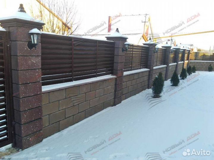 Забор жалюзи Еврозабор