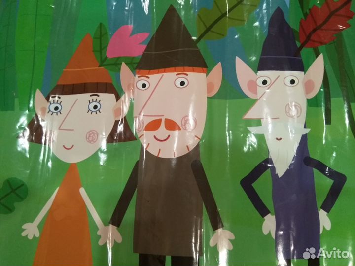 Фотообои на самоклейке 106*60 Бен и Холли