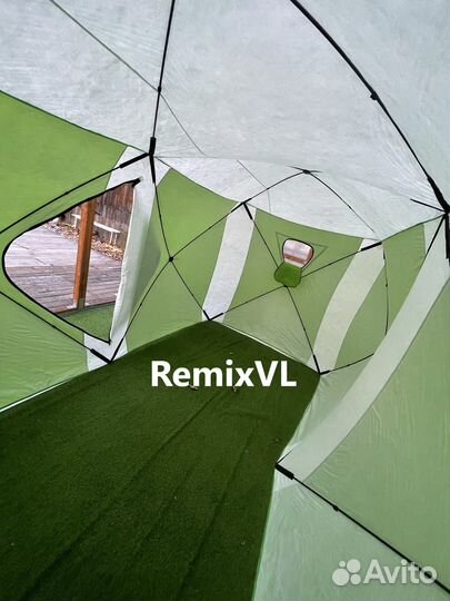 Видео Палатка 3-х слой утеплённая куб 200х400х215