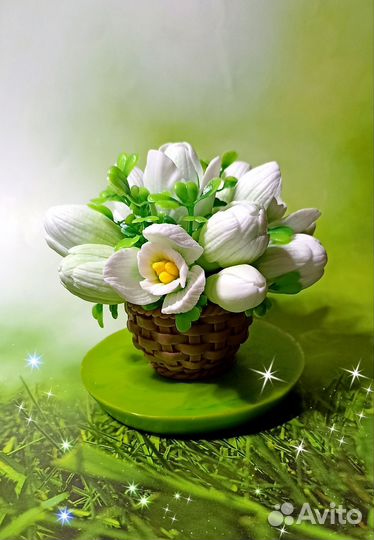 Мыло ручной работы. букеты