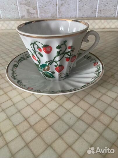 Чашка с блюдцем