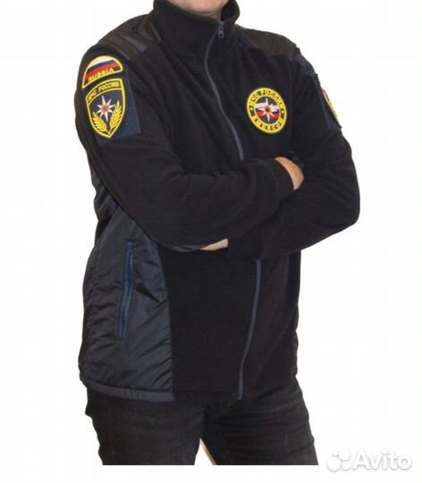 Мужская флисовая куртка мчс