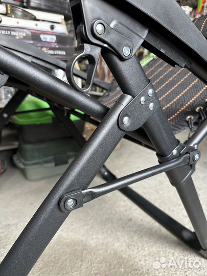 Кресло шезлонг усиленный для отдыха 150кг