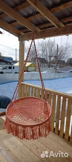 Садовые качели ручной работы