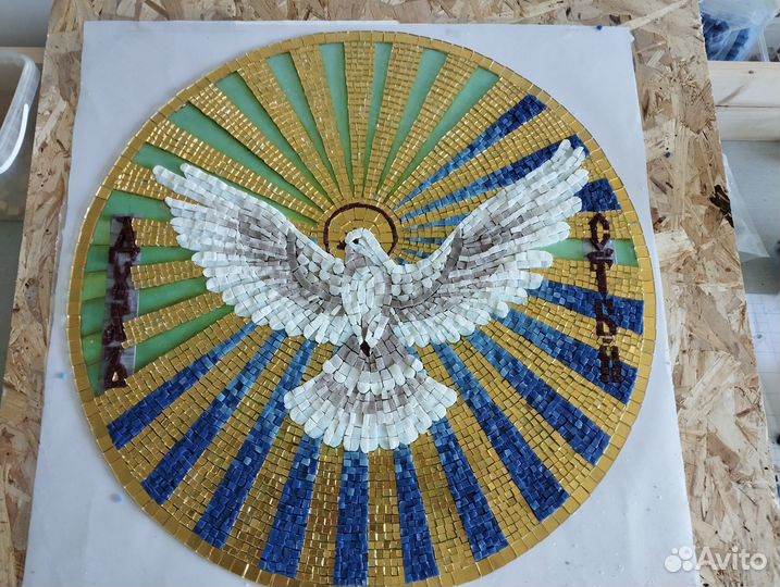 Панно мозаика художник