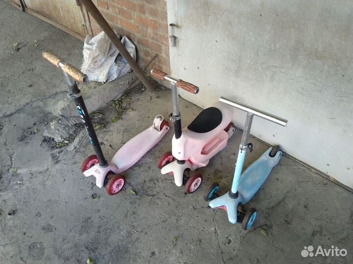 Самокат детский на запчасти