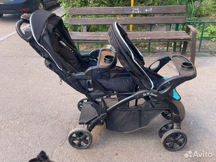 Коляска GlorY sit n stand прогулка для 2х детей