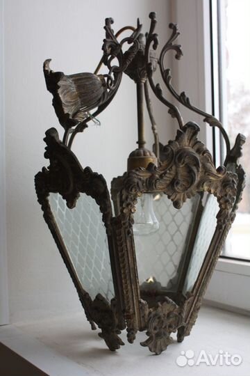 Люстра бронза