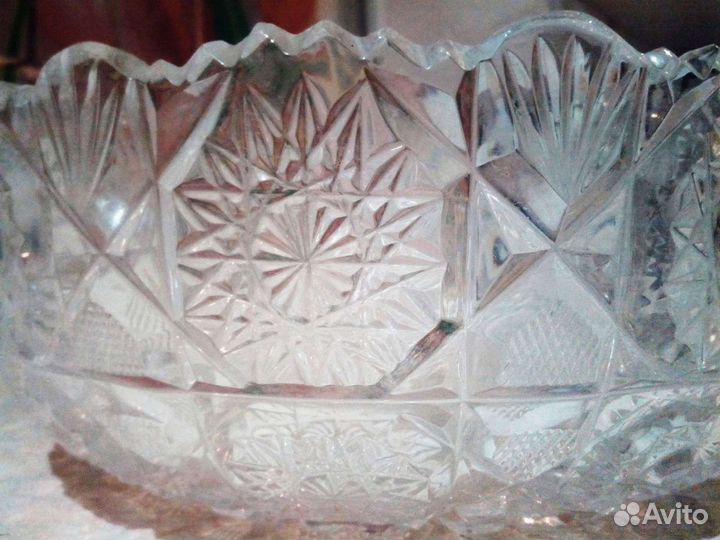 Большая Ваза Хрусталь СССР