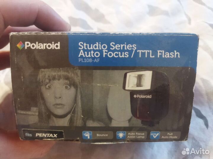 Вспышка камеры polaroid pl108-af