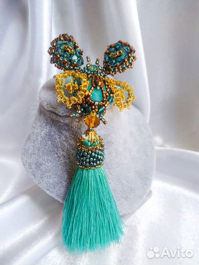 Брошь-булавка 'Муха