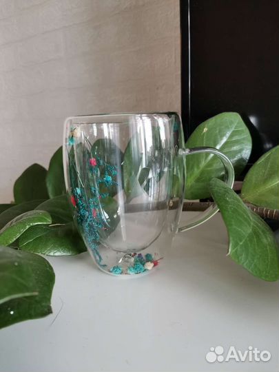 Кружка с двойным стеклом