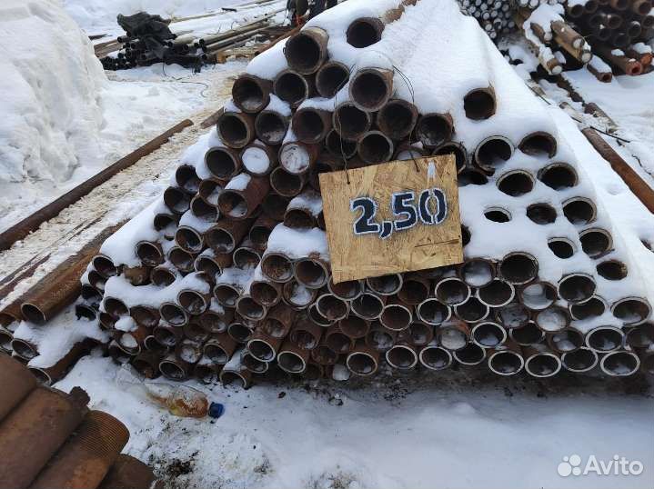 Труба на столбы для забора нкт 73