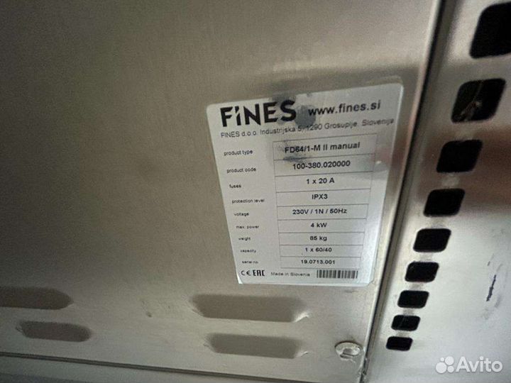 Хлебопечь подовая Fines FD64/1-M ll manual