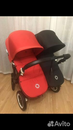 Детская коляска Bugaboo donkey twin и автолюльки