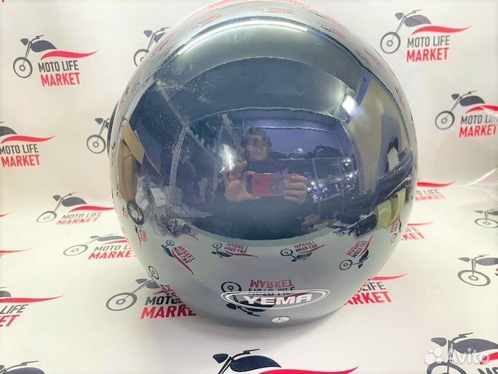 Шлем открытый Yamapa черный M-611