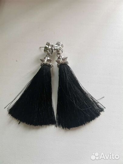 Серьги кисти