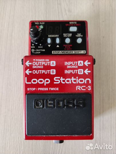 Boss RC-3 Loop Station + блок питания и кабель