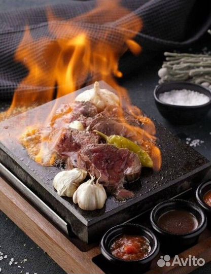 Вулканический камень для жарки