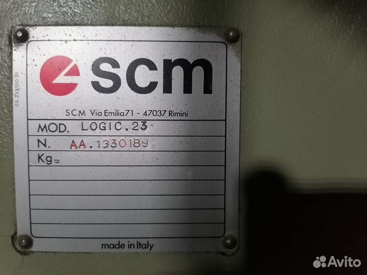 Строгальный станок SCM Logic 23