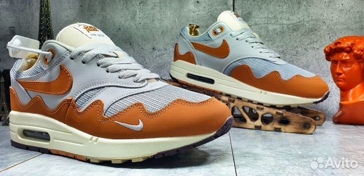 Мужские кроссовки Nike Air Max 1 Patta Monarch