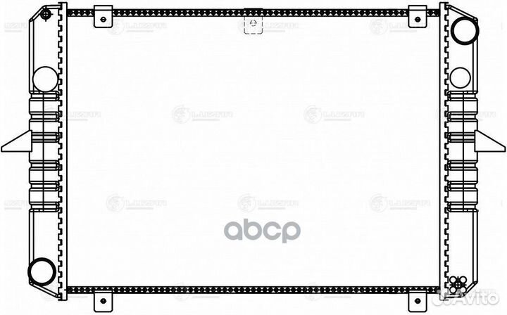 Радиатор охл. для а/м газ 3302 ГАЗель (до 1999)