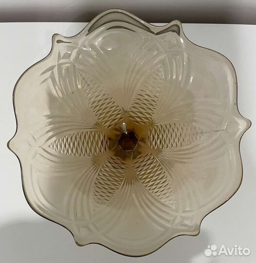 Ваза для фруктов на ножке СССР мальцов