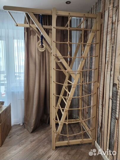 Детская шведская стенка деревянная