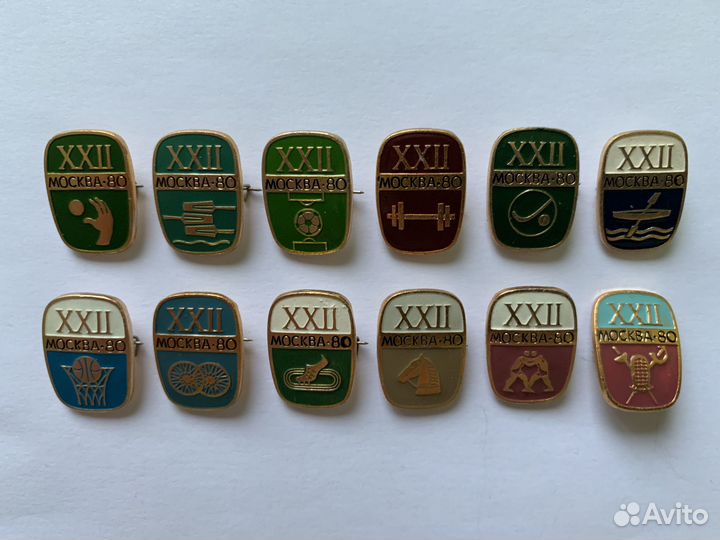 Олимпийский набор значков 