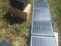 Портативная электростанция 500Вт с солнечн. батаре