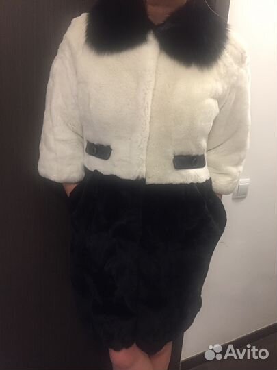 Шуба норка/кролик