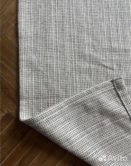 Тонкий ковер из хлопка