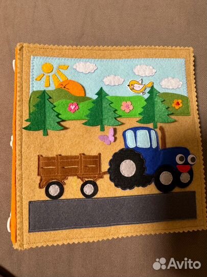 Развивающая книжка из фетра