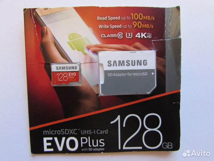 Карта памяти EVO Plus Samsung 128GB