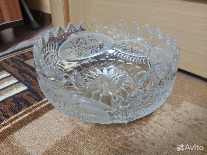 Хрустальная ваза СССР Югославия