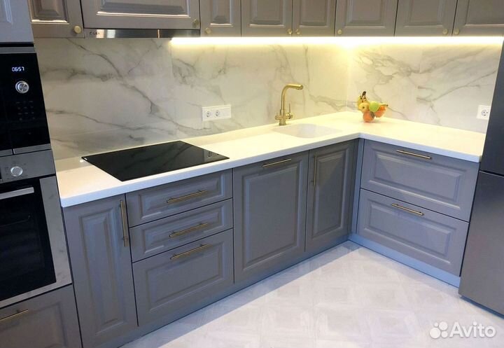 Современная кухня на заказ мдф фасады