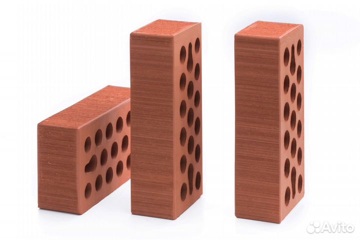 Кирпич облицовочный Красный Керма