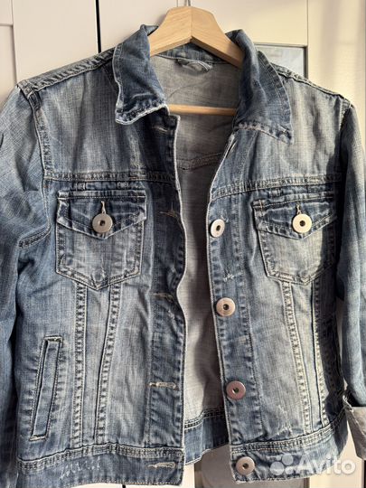 Джинсовая куртка женская 46 48