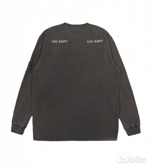 Лонгслив Cavempt серый в наличии