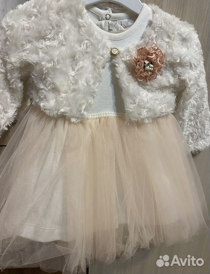 Платье на девочку 80