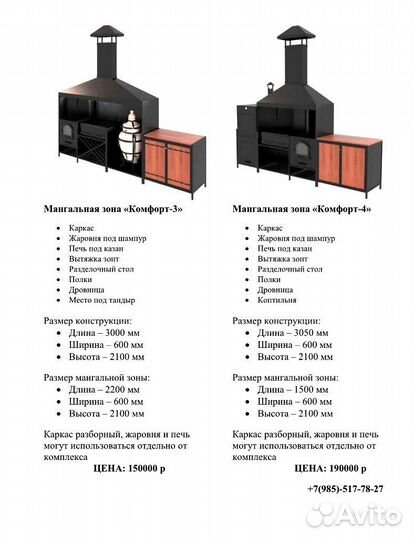 Мангальная зона для дачи Комфорт - 9