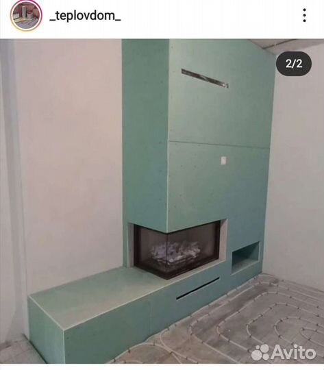 Монтаж каминных топок и дымохода