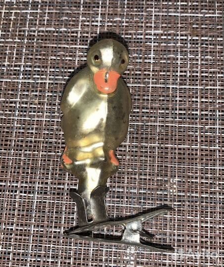 Ёлочная игрушка ссср. гадкий утенок