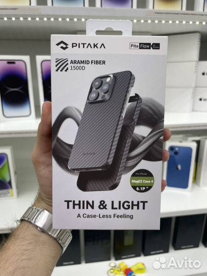 Pitaka Карбоновый чехол iPhone 15 Pro Max