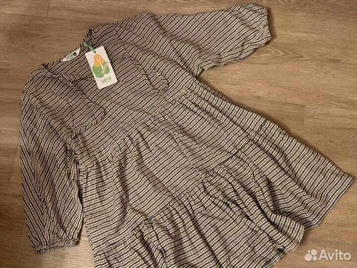 Фланелевое платье, Sela, S