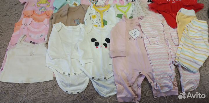 Пакет вещей для девочки 56 62