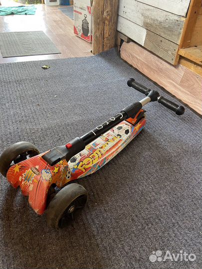 Самокат детский трехколесный бу
