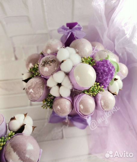 Букет из бомбочек для ванны и мыла