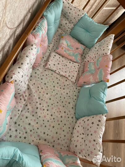 Бортики в детскую кроватку