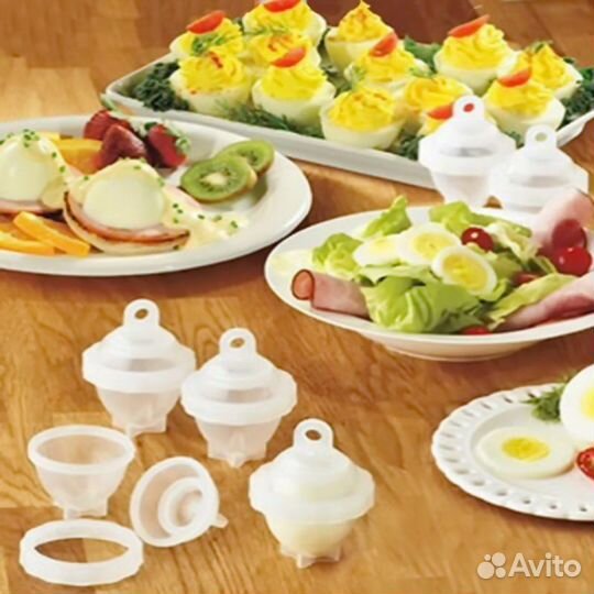 Формы для варки яиц без скорлупы 6шт